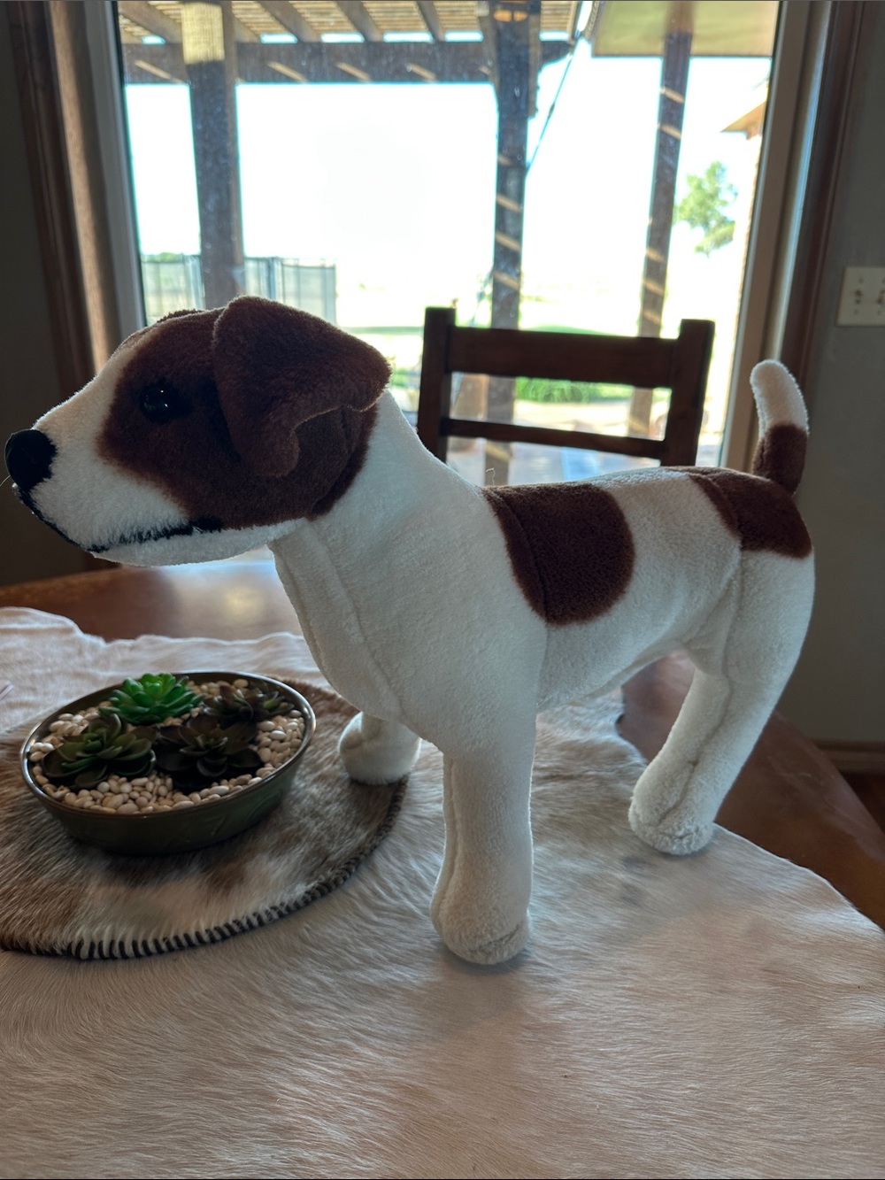 Melissa and Doug Jack Russell Terrier posable dog